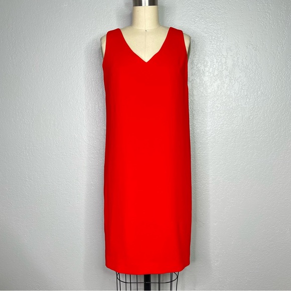 Trina Turk Dress Sleeveless V Neck Shift sz 2 - Picture 8 of 8
